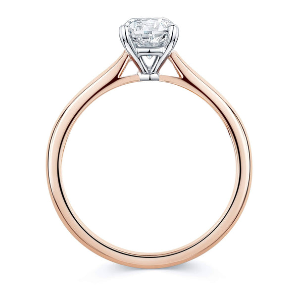 Berry's Simply Solitaire Collection 18ct Rose Gold Diamond Solitaire Engagement Ring GIA Certified 1