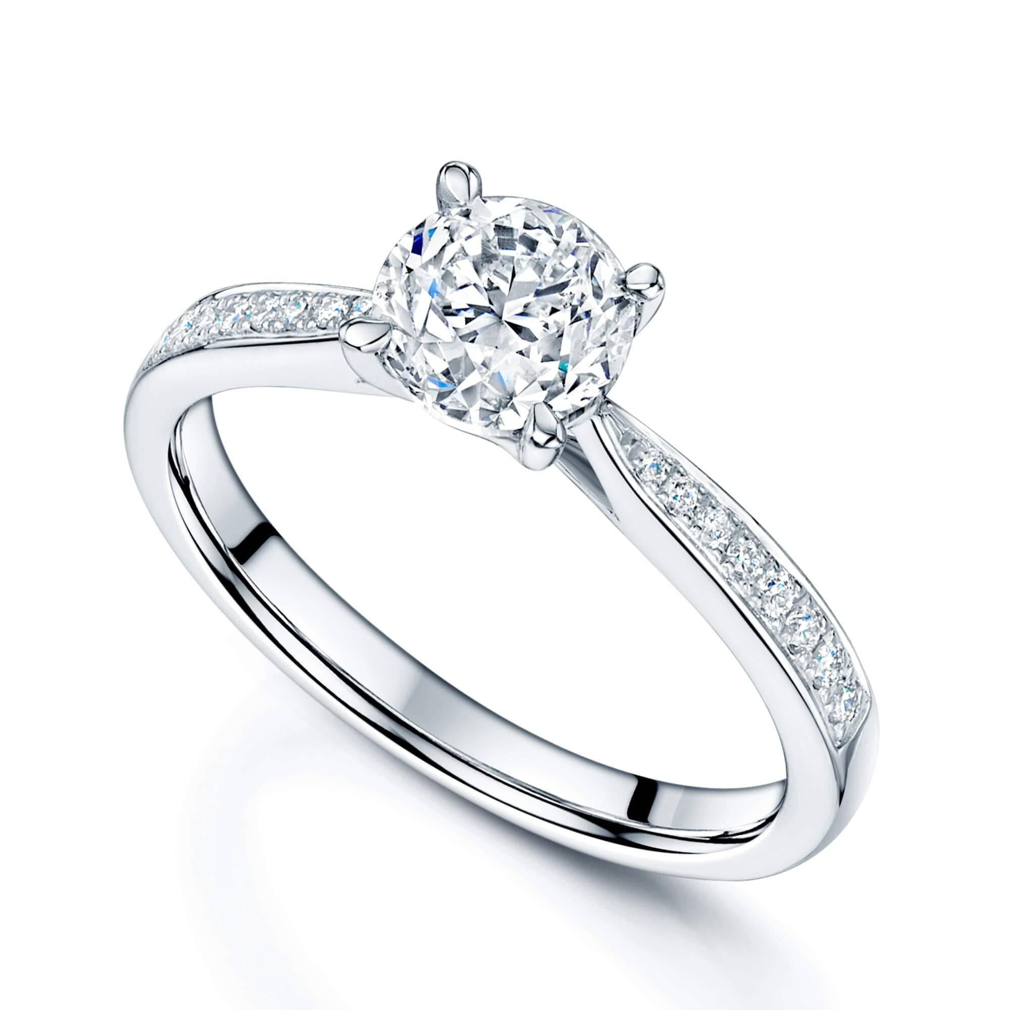 Simply Solitaire Collection Platinum Set Diamond Solitaire