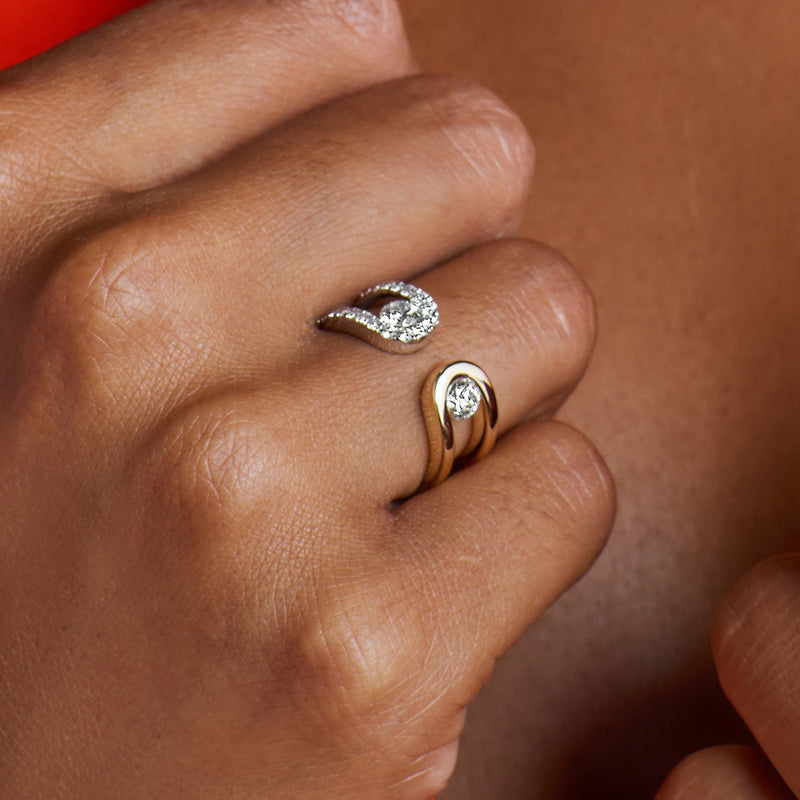 Berry's Verve Collection 18ct Yellow & White Gold GIA Certified Diamond Dress Ring - Berry's Jewellers