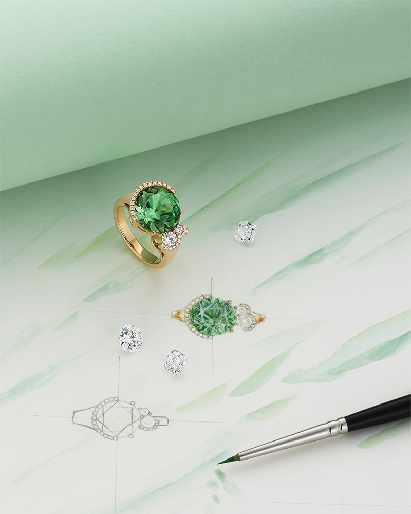 Berry's bespoke gemstone jewellery and original design artwork