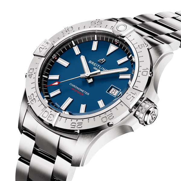 Breitling Avenger 42mm Blue Dial Automatic Bracelet Watch - Berry's Jewellers