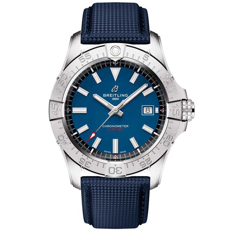 Breitling Avenger 42mm Blue Dial Automatic Strap Watch - Berry's Jewellers