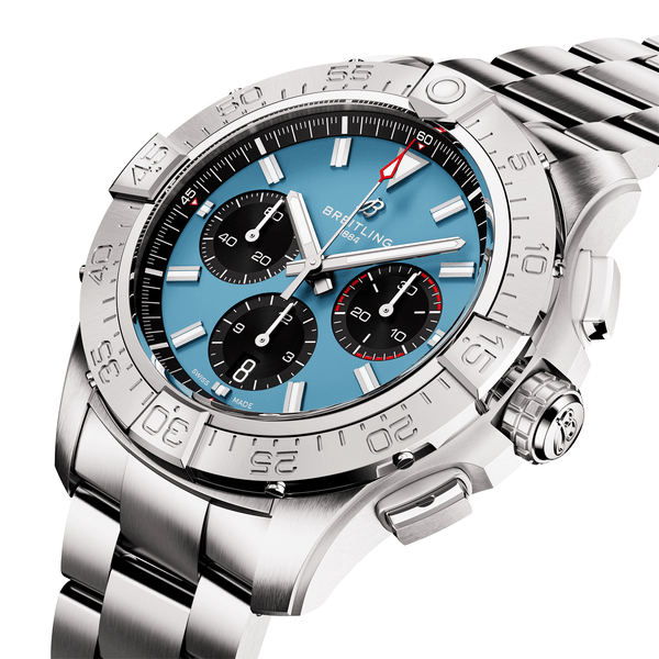 Breitling Avenger 44mm Blue Dial Automatic Chronograph Bracelet Watch - Berry's Jewellers