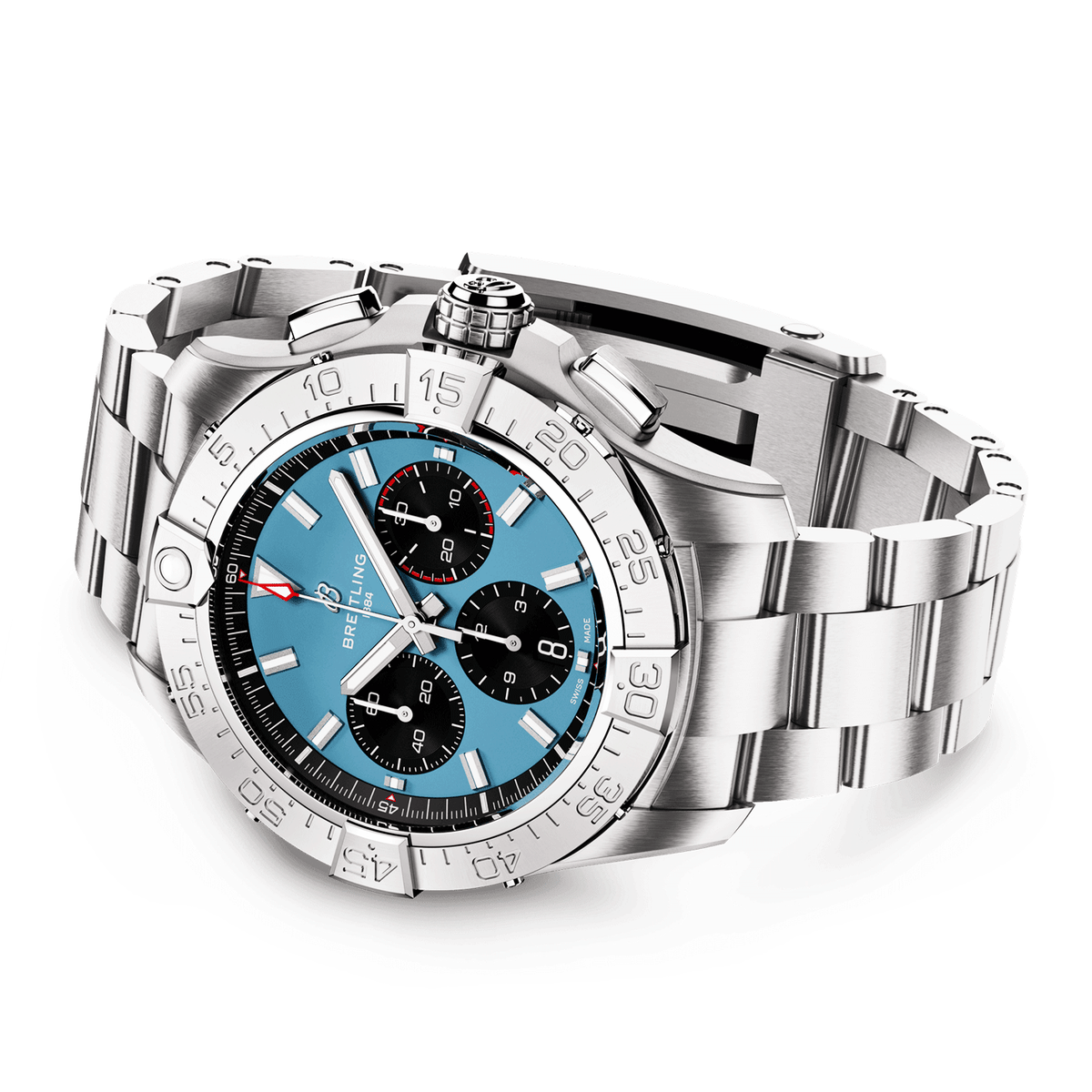 Breitling Avenger 44mm Blue Dial Automatic Chronograph Bracelet Watch - Berry's Jewellers
