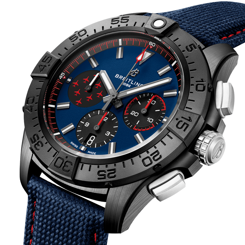 Breitling Avenger Night Mission 44mm Red Arrows Limited Edition Watch - Berry's Jewellers