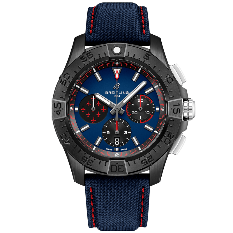 Breitling Avenger Night Mission 44mm Red Arrows Limited Edition Watch - Berry's Jewellers