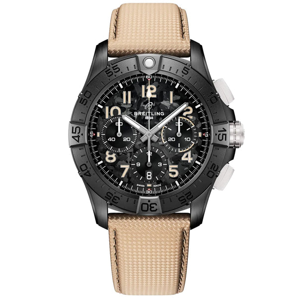 Breitling Avenger Night Mission Chronograph 42mm Men's Black Ceramic Watch - Berry's Jewellers