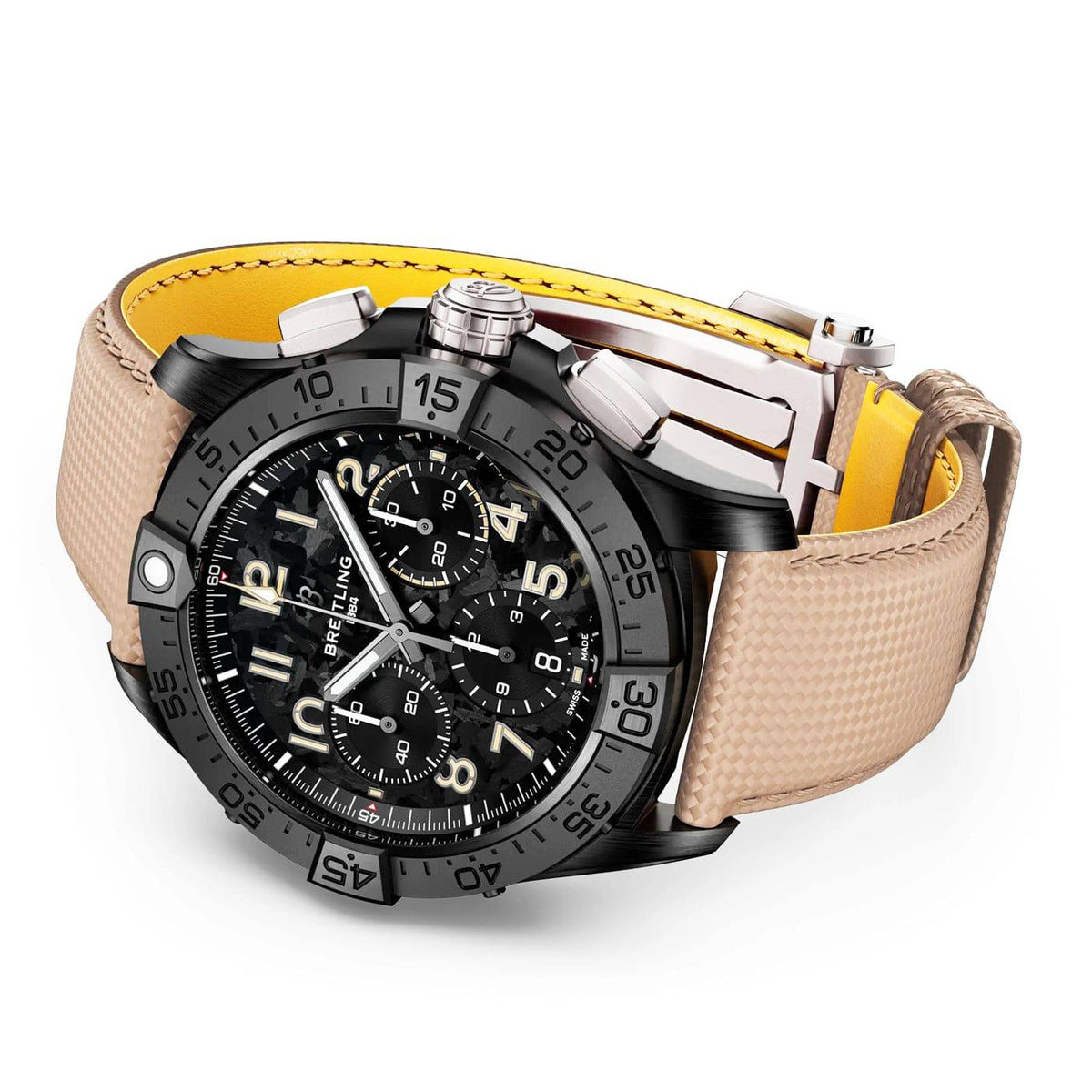 Breitling Avenger Night Mission Chronograph 42mm Men's Black Ceramic Watch - Berry's Jewellers