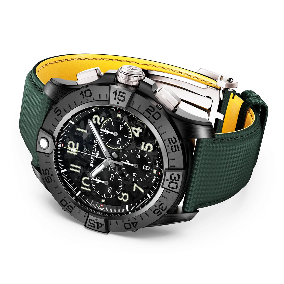 Breitling Avenger Night Mission Chronograph 46mm Men's Black Ceramic Watch - Berry's Jewellers