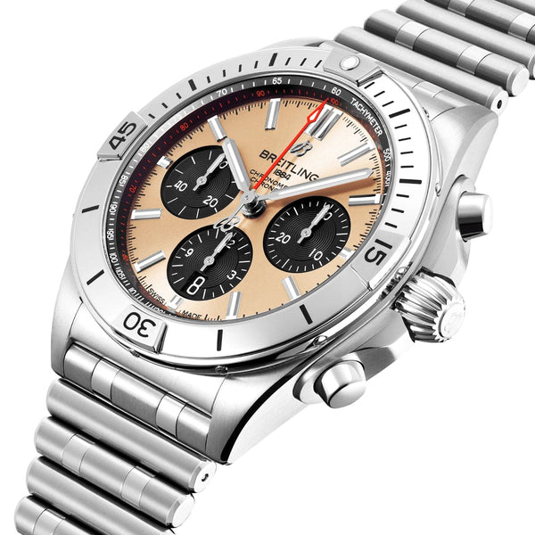 Breitling Chronomat 42mm Copper Dial Men's Automatic Bracelet Watch - Berry's Jewellers