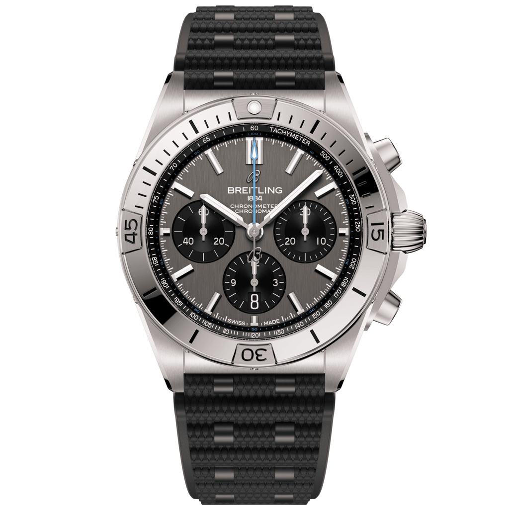 Couronne De Remontoir BREITLING NOS Acier Maté - 4.5mm D'épaisseur, Filet 0.9, Neuve De Stock