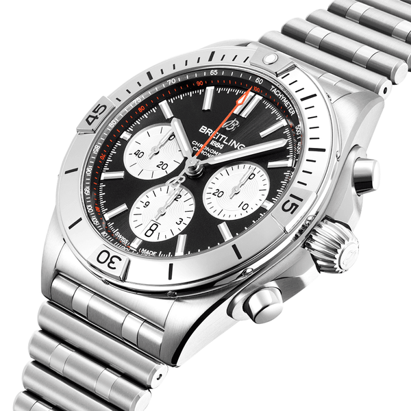 Silver Dial Men's Automatic Chronograph Watch - Berry's Jewellers