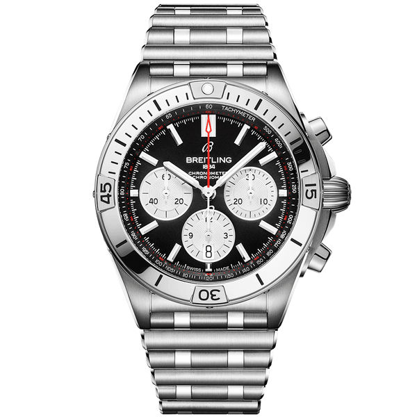 Silver Dial Men's Automatic Chronograph Watch - Berry's Jewellers