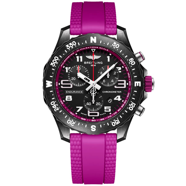Purple Rubber Strap Watch - Berry's Jewellers