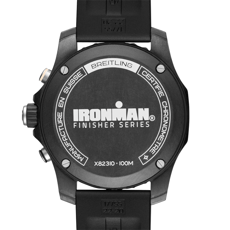 Breitling Endurance Pro IRONMAN Finisher 44mm Breitlight Black Strap Watch - Berry's Jewellers