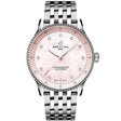Breitling Navitimer 32mm Pink Mother of Pearl Diamond Dial Bracelet Watch - Berry's Jewellers