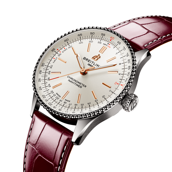 Rose Dial Ladies Strap Watch - Berry's Jewellers