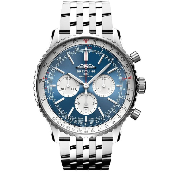 Silver Dial Men's Automatic Chronograph Watch - Berry's Jewellers