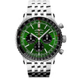 Breitling Navitimer 46mm Green/Black Dial Men's Automatic Chronograph Watch - Berry's Jewellers