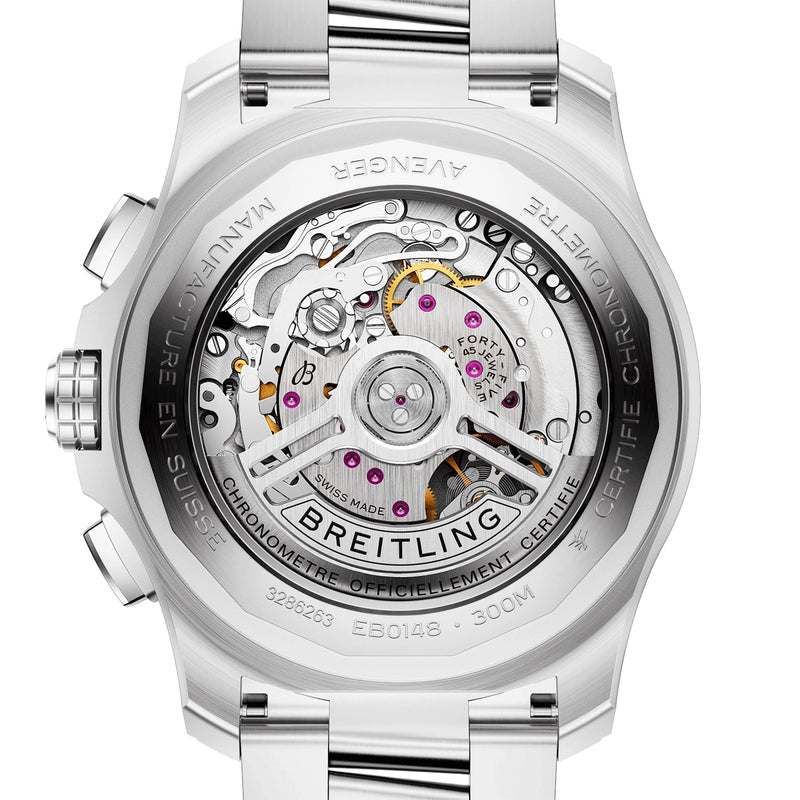 Breitling Super Avenger Chronograph 46mm Titanium Black Dial Bracelet Watch - Berry's Jewellers