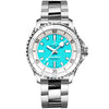 Breitling Superocean 36mm Turquoise Dial Ladies Automatic Bracelet Watch - Berry's Jewellers