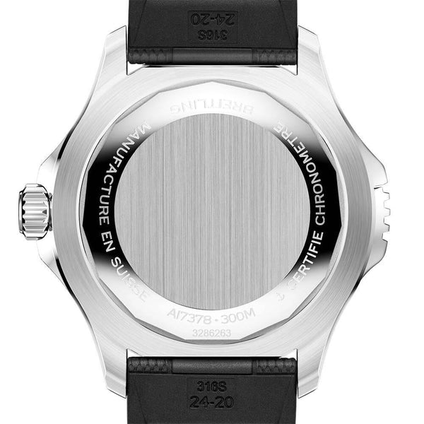 Breitling Superocean 46mm Black Dial Men's Automatic Strap Watch - Berry's Jewellers