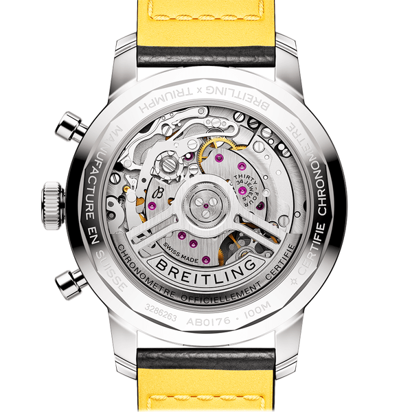 Breitling Top Time B01 Triumph 41mm Ice Blue Dial Men's Automatic Strap Watch - Berry's Jewellers