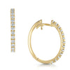 Berry's 18ct Yellow Gold Round Brilliant Cut Diamond 0.75ct Hoops - Berry's Jewellers