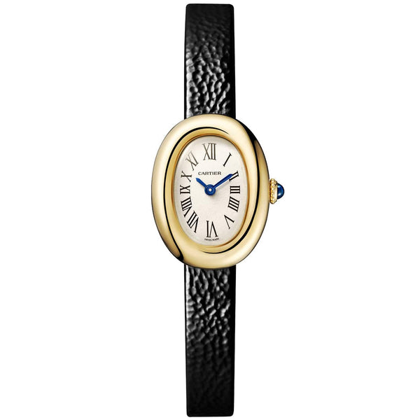 Cartier Baignoire Mini 18ct Yellow Gold Ladies Strap Watch - Berry's Jewellers
