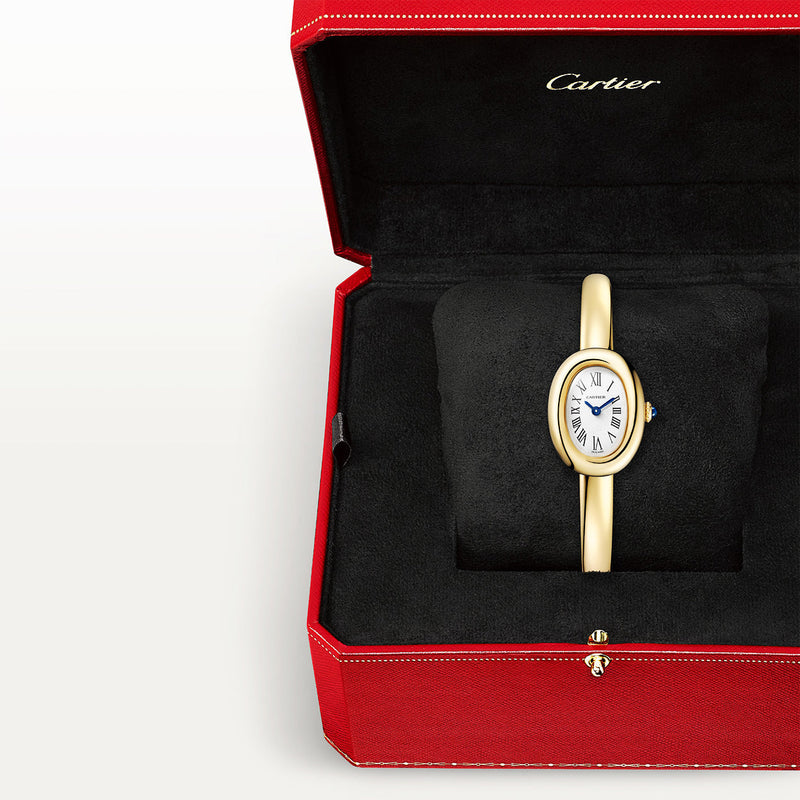Cartier Baignoire Mini Size 16 18ct Yellow Gold Ladies Bangle Watch - Berry's Jewellers