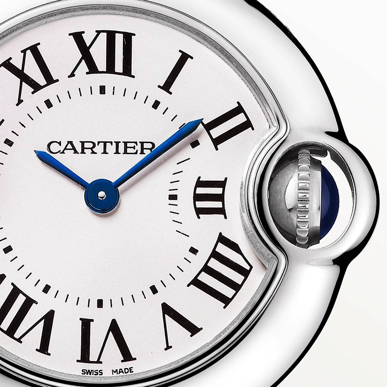 Cartier Ballon Bleu レディース 時計 Cartier Ballon Bleu Steel Ladies Bracelet Watch WSBB0073