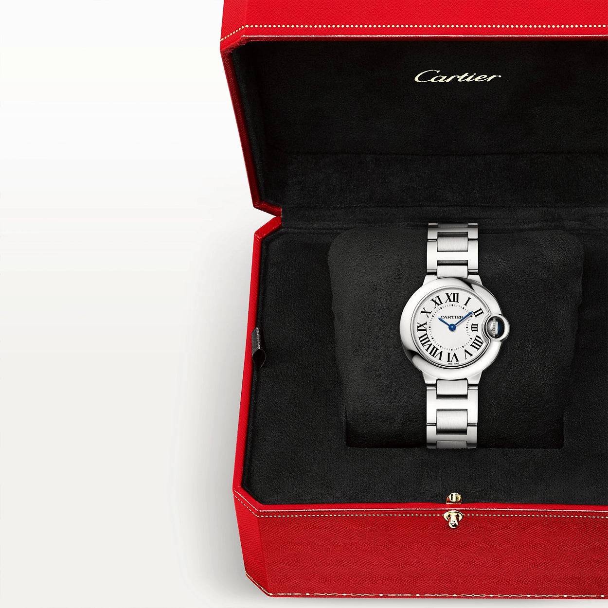 Cartier Ballon Bleu Steel Ladies Bracelet Watch WSBB0073