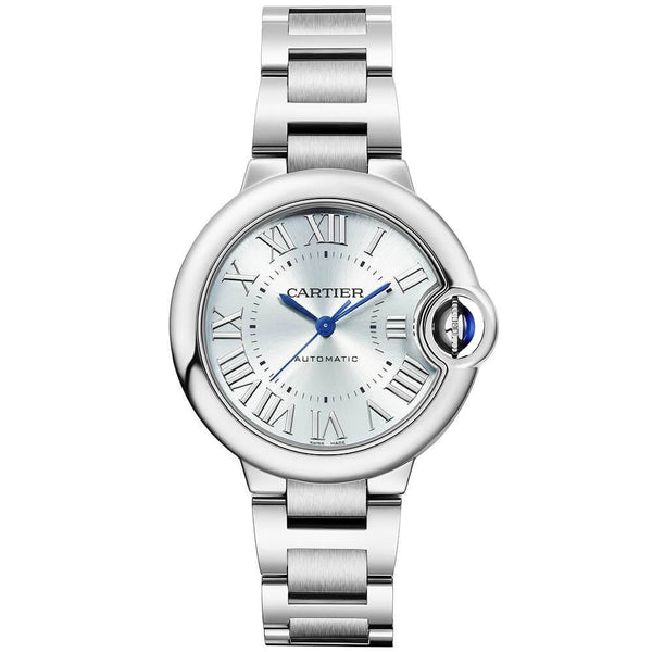 Cartier Ballon Bleu de Cartier 33mm Ice Blue Dial Automatic Watch - Berry's Jewellers