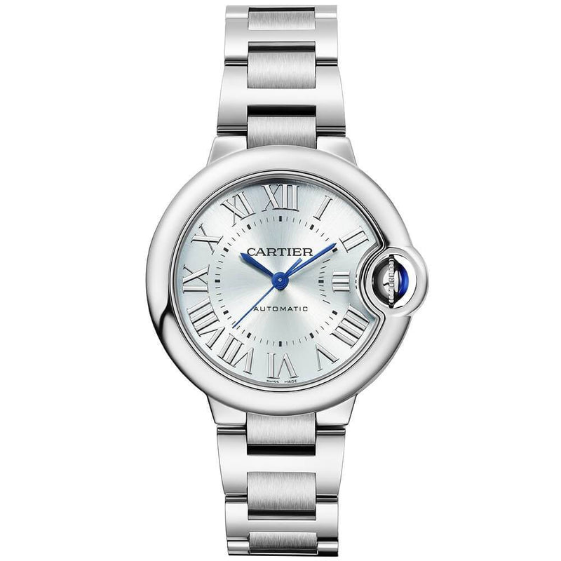Cartier Ballon Bleu de Cartier 33mm Ice Blue Dial Automatic Watch - Berry's Jewellers