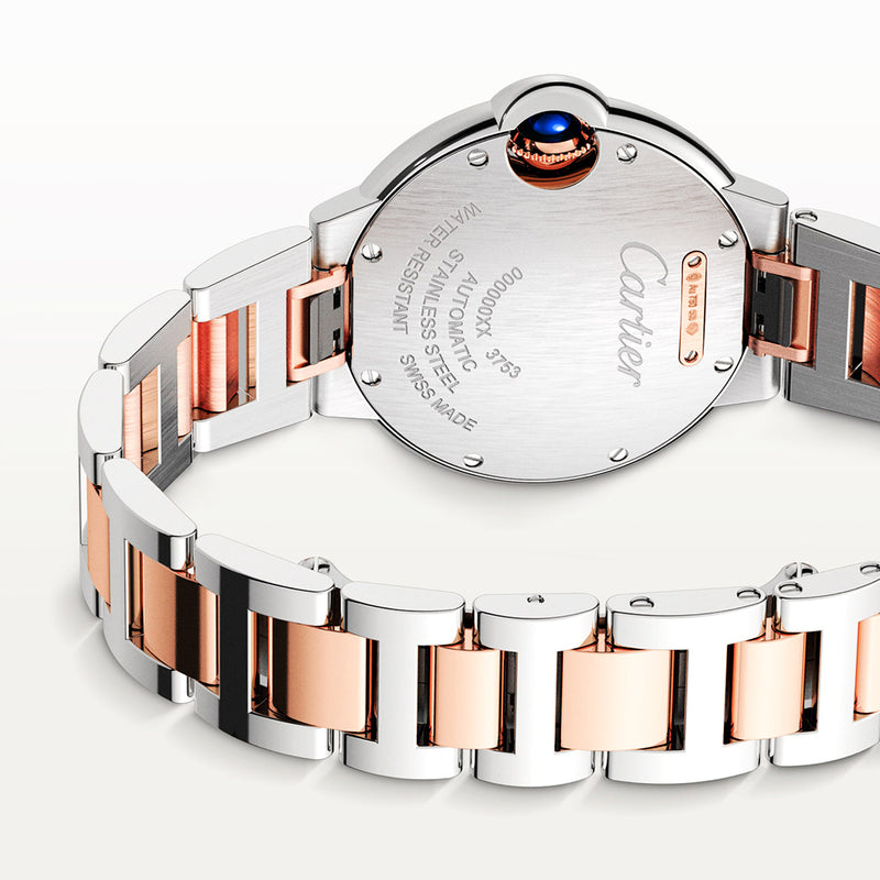 Cartier Ballon Bleu de Cartier 33mm Two-Tone Diamond Dial Watch - Berry's Jewellers