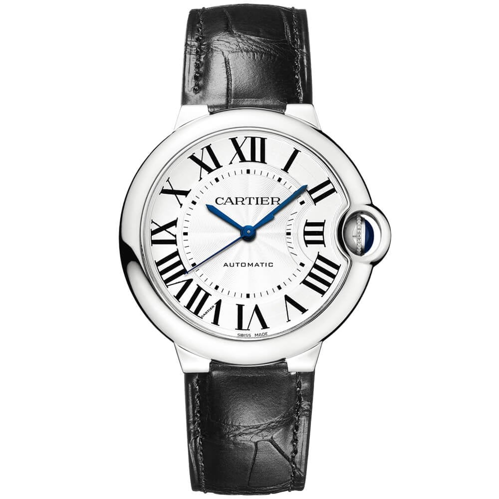Cartier Ballon Bleu de Cartier Leather Strap Watch WSBB0028 - Main Image