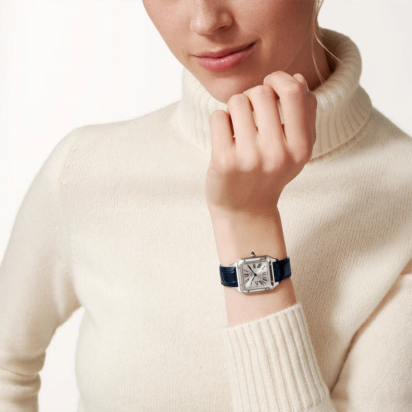 Cartier Santos-Dumont Small Steel Strap Watch - Berry's Jewellers