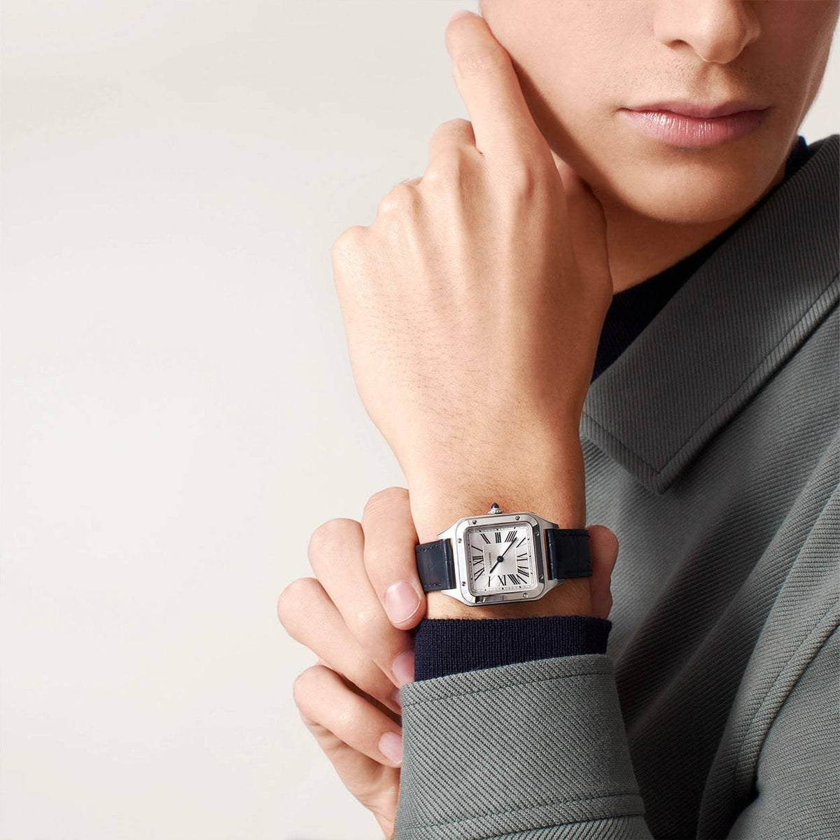 Cartier Santos-Dumont Small Steel Strap Watch - Berry's Jewellers