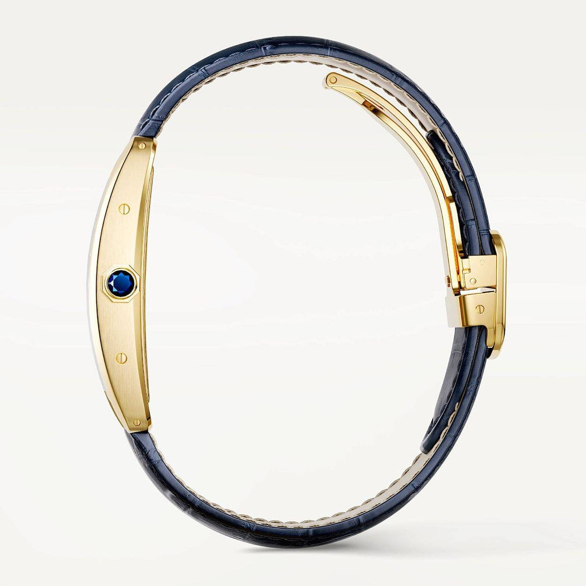 Cartier Tank Américaine Large 18ct Yellow Gold Men's Strap Watch - Berry's Jewellers