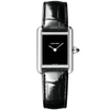 Tank Must Small Matte-Black Dial Ladies Strap Watch