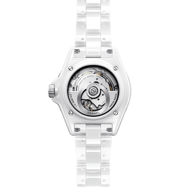 CHANEL J12 38mm White Ceramic Automatic Bracelet Watch - Berry's Jewellers