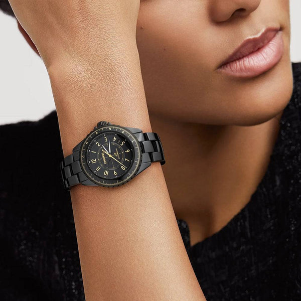 Gold Dial Ceramic Bracelet Watch - Berry's Jewellers