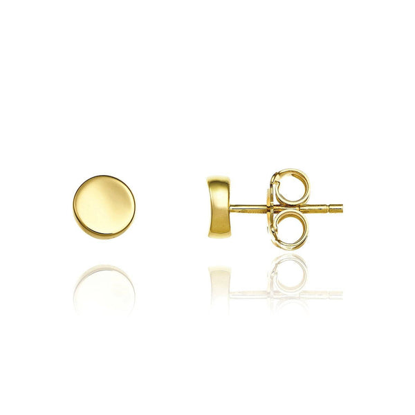 Chimento Armillas Glow 18ct Yellow Gold Circle Small Stud Earrings - Berry's Jewellers