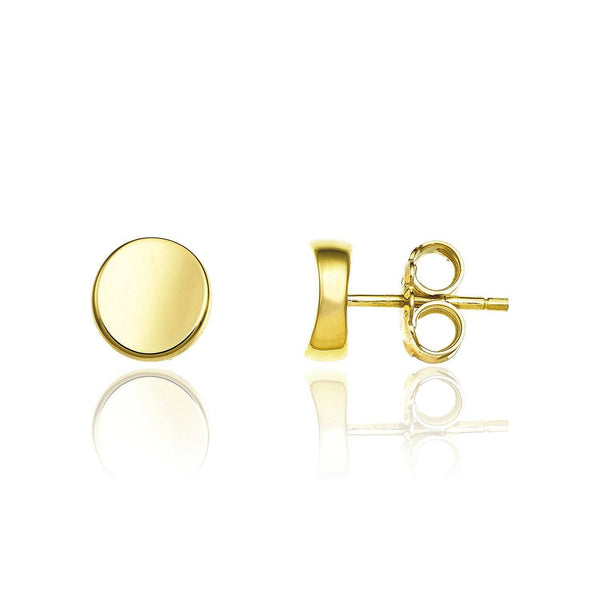 Chimento Armillas Glow 18ct Yellow Gold Circle Stud Earrings - Berry's Jewellers