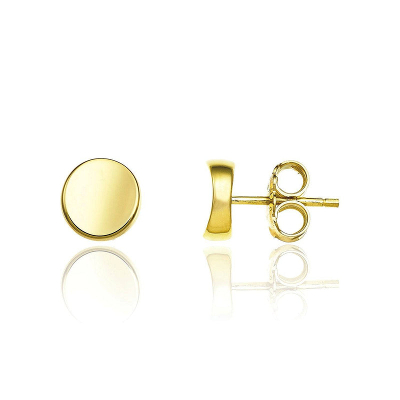 Chimento Armillas Glow 18ct Yellow Gold Circle Stud Earrings - Berry's Jewellers