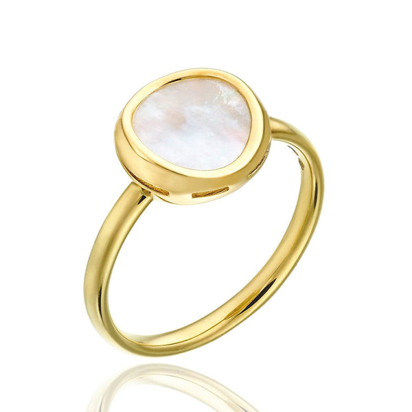 Chimento Armillas Glow Ca Leido 18ct Yellow Gold Pearl Dress Ring - Berry's Jewellers
