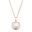 18ct Rose and White Gold Happy Spirit Pendant