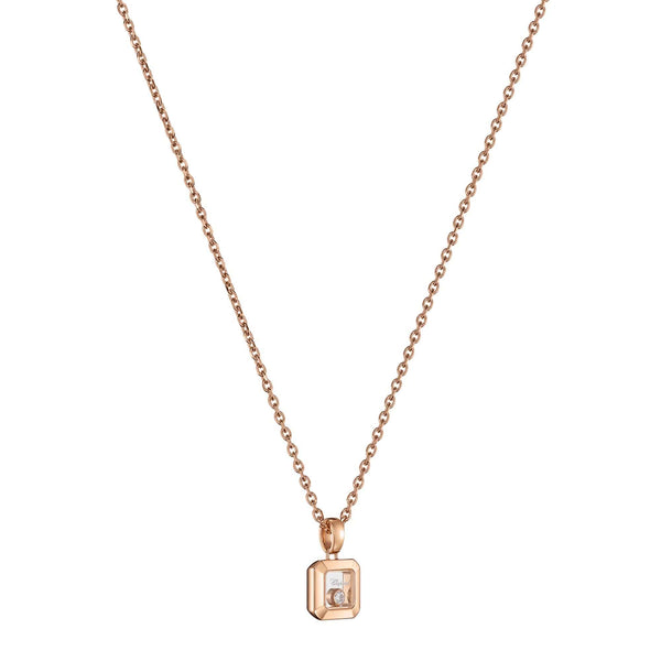 Chopard 18ct Rose Gold Happy Diamonds Icons Pendant - Berry's Jewellers