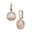 18ct Rose Gold Happy Spirit Drop Earrings