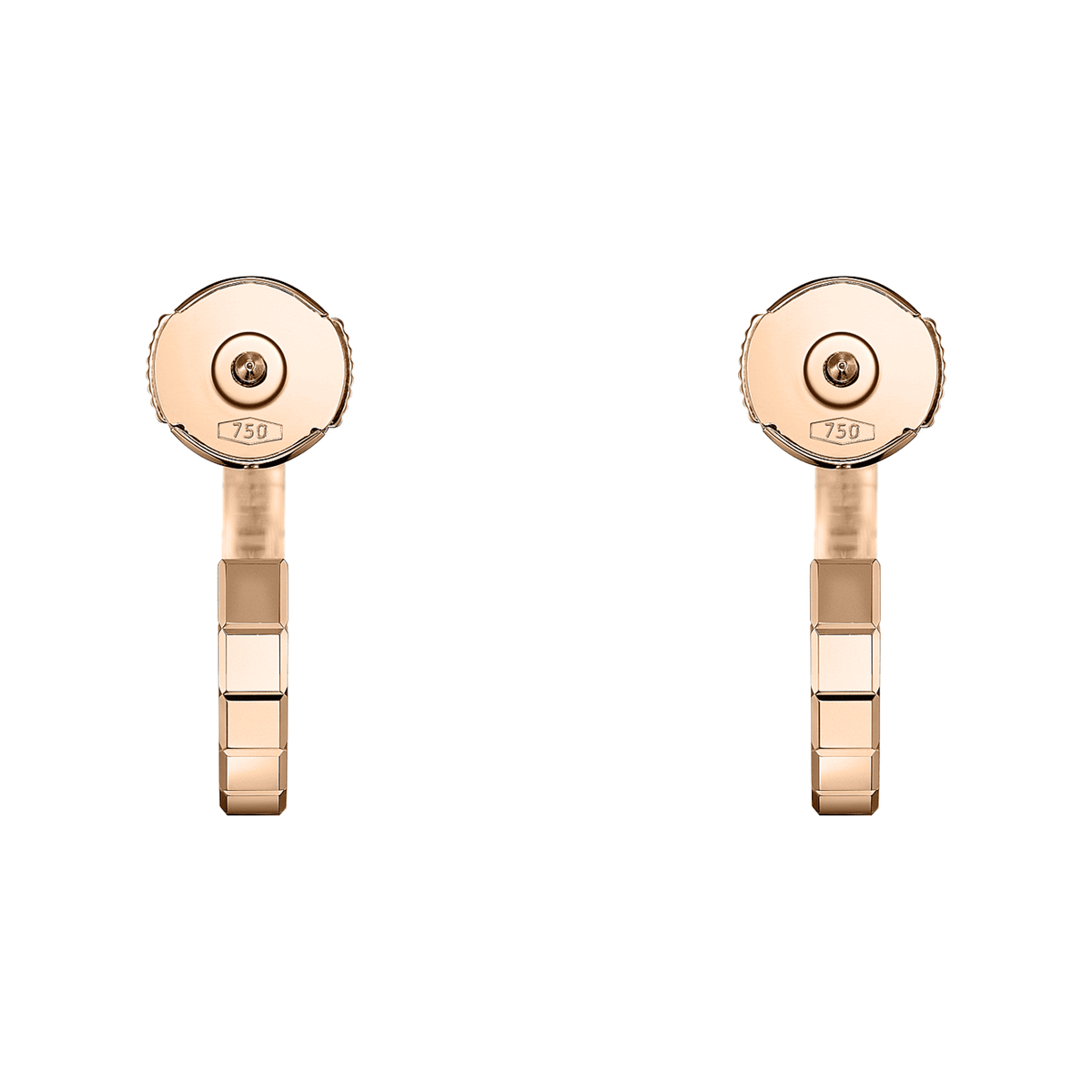 Chopard 18ct Rose Gold Ice Cube Hoop Earrings - Berry's Jewellers